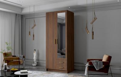 Zobrazit detail zboží: Skříň Arya II 80 - ořech/zlaté úchytky ()