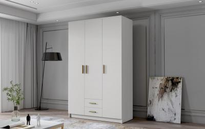 Zobrazit detail zboží: Skříň Arya I 120 - bílá/zlaté úchytky ()