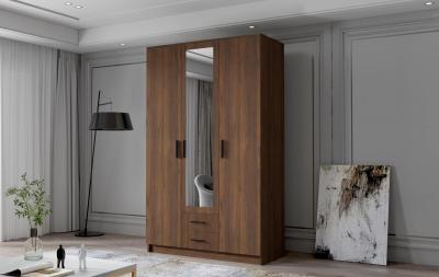 Zobrazit detail zboží: Skříň Arya II 120 - ořech/černé úchytky ()