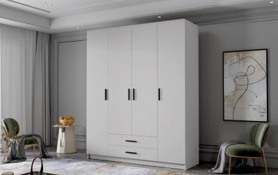 Zobrazit detail zboží: Skříň Arya I 160 - bílá/černé úchytky ()