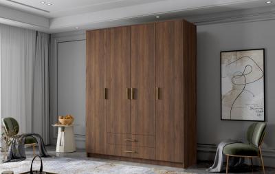 Zobrazit detail zboží: Skříň Arya I 160 - ořech/zlaté úchytky ()