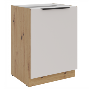 Zobrazit detail zboží: Kuchyňská skříňka Selva 60 D 1F dub artisan/kašmír (spodní skříňky)