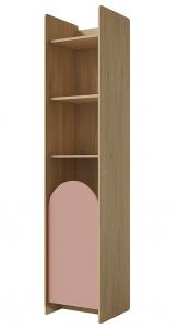 Zobrazit detail zboží: Skříň Leya R3P dub cremona/pudrová růžová (Leya)