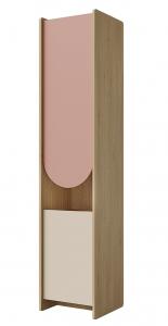 Zobrazit detail zboží: Skříň Leya R4L dub cremona/macadamia/pudrová růžová (Leya)