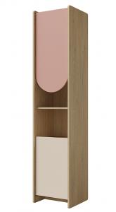 Zobrazit detail zboží: Skříň Leya R5L dub cremona/macadamia/pudrová růžová (Leya)