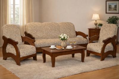 Zobrazit detail zboží: Sedací souprava Viki sv. hnědá (3+1+1)