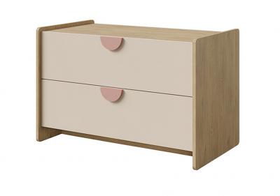 Zobrazit detail zboží: Skříňka Leya R11 dub cremona/macadamia/pudrová růžová (Leya)