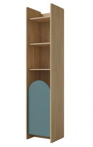 Zobrazit detail zboží: Skříň Leya R3L dub cremona/mořská modrá (Leya)