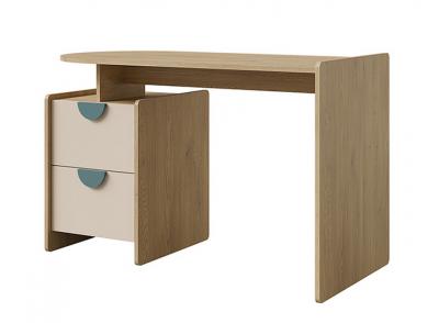 Zobrazit detail zboží: Psací stůl Leya R12 L/P dub cremona/macadamia/mořská modrá (Leya)