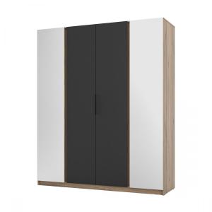 Zobrazit detail zboží: Skříň Keny VIII - dub evoke/černá ()