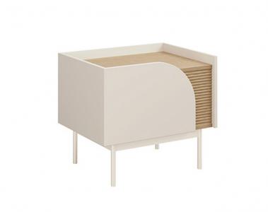 Zobrazit detail zboží: Noční stolek Carmina R13L macadamia/dub jarní (Noční stolky)