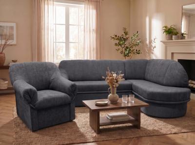 Zobrazit detail zboží: Sedací souprava + křeslo Sandra pravá - Salvador 15 ()