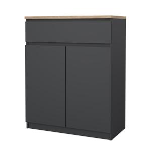Zobrazit detail zboží: Komoda Simplicity 234 šedá/jackson hickory ()