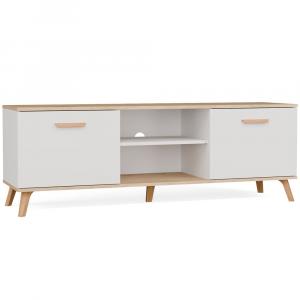 Zobrazit detail zboží: TV stolek Odosa 150 bílá/dub artisan ()