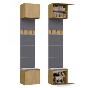 Zobrazit detail zboží: Předsíňová stěna Gaha 1W dub artisan ()
