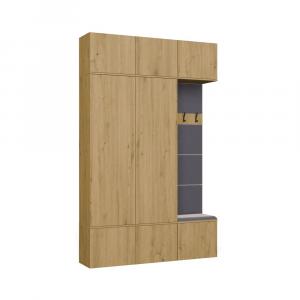 Zobrazit detail zboží: Předsíňová sestava Gaha III 2SZ1W dub artisan ()