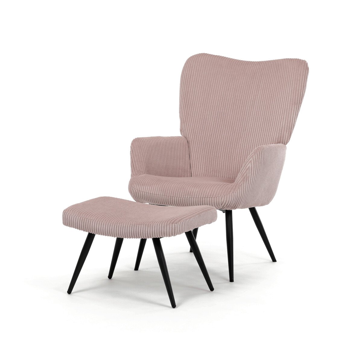 Zobrazit detail zboží: Relaxační křeslo, růžová, manšestrová látka, AK-L7285 PINK6 (Křesla a podnožky)