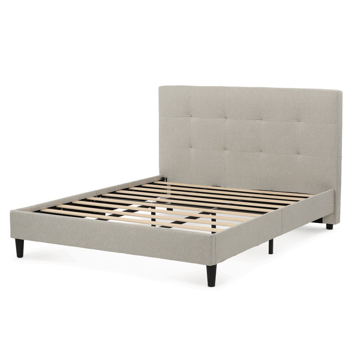 Zobrazit detail zboží: Dvoulůžková postel, látka, béžová, BED-M180 CRM2 (180)