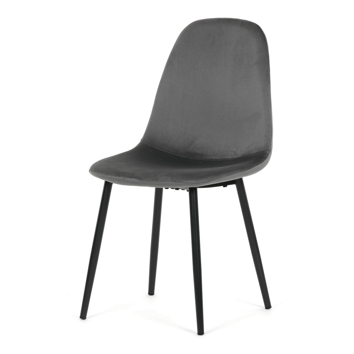 Zobrazit detail zboží: Jídelní židle, šedá, sametová látka, CT-V2971 GREY4 (Jídelní židle čalouněné)