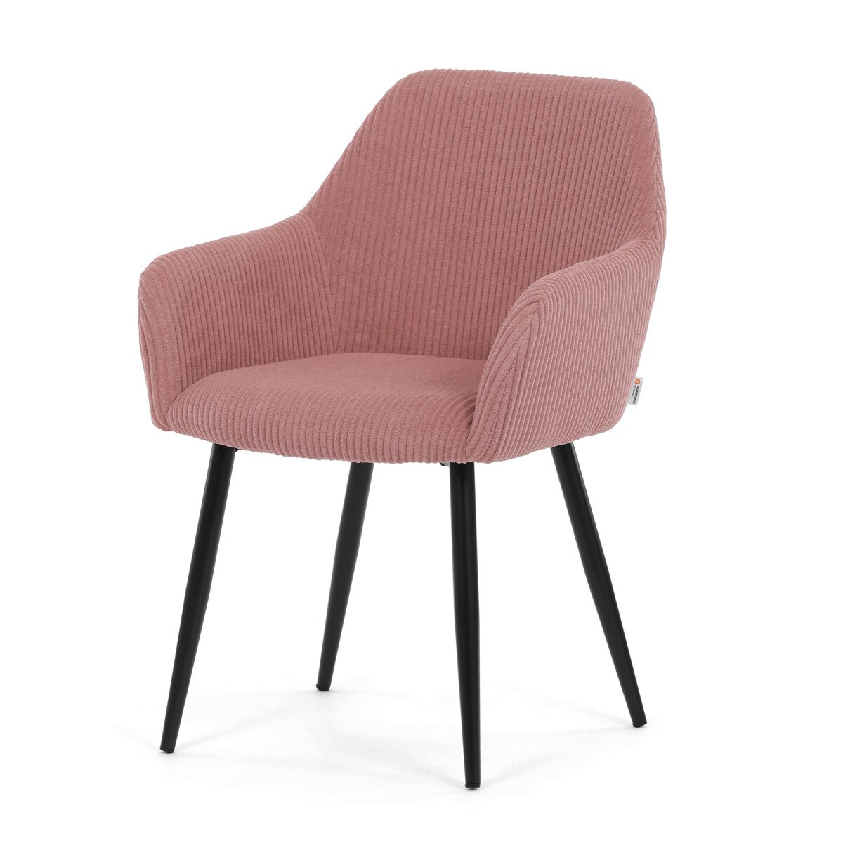 Zobrazit detail zboží: Jídelní židle, růžová, manšestrová látka, DCH-V4009 PINK6 (Jídelní židle čalouněné)