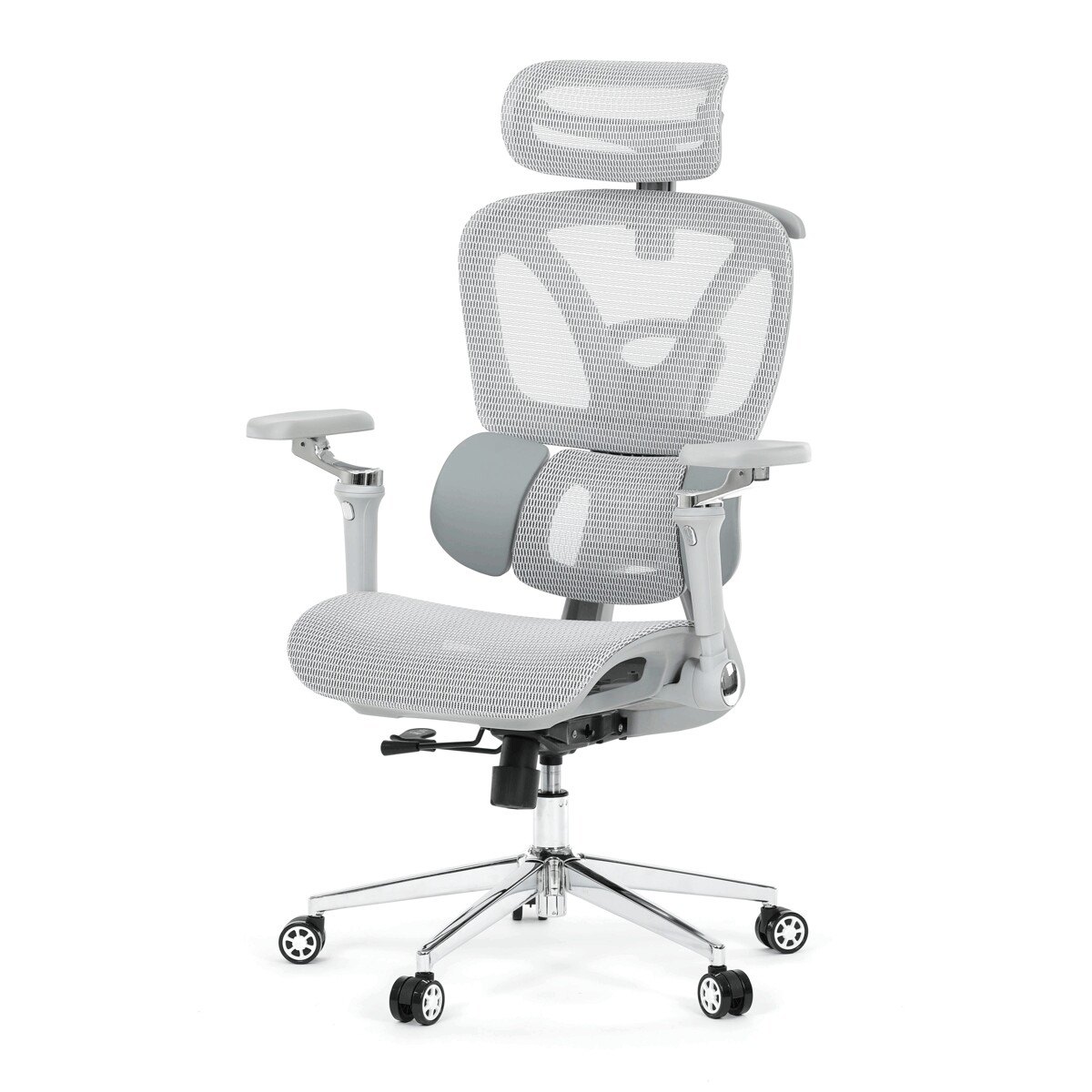 Zobrazit detail zboží: Kancelářská židle, synchronní mechanismus, šedá síťovina, KA-B2363 GREY (Síťované kancelářské židle)