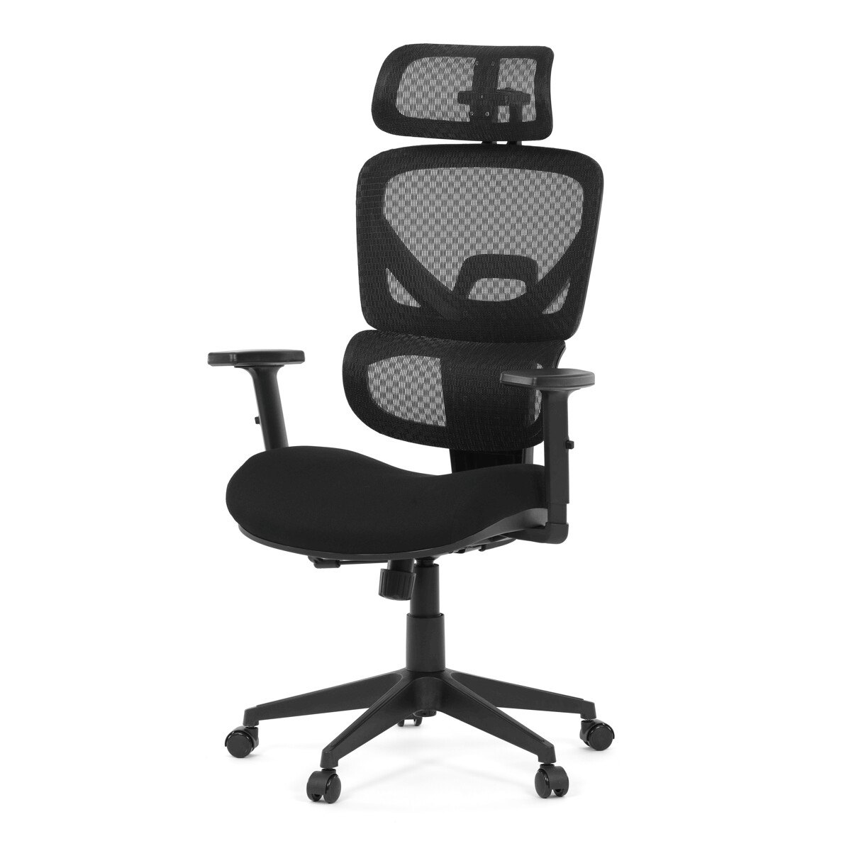 Zobrazit detail zboží: Kancelářská židle, synchronní mechanismus, černá látka, KA-Q8203 BK (Čalouněná kancelářská křesla)
