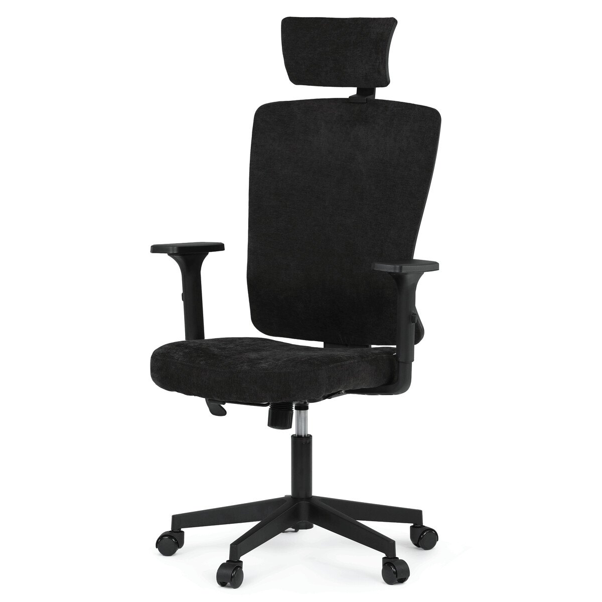 Zobrazit detail zboží: Kancelářská židle, houpací mechanismus, černá látka, KA-W3137 BK (Čalouněná kancelářská křesla)