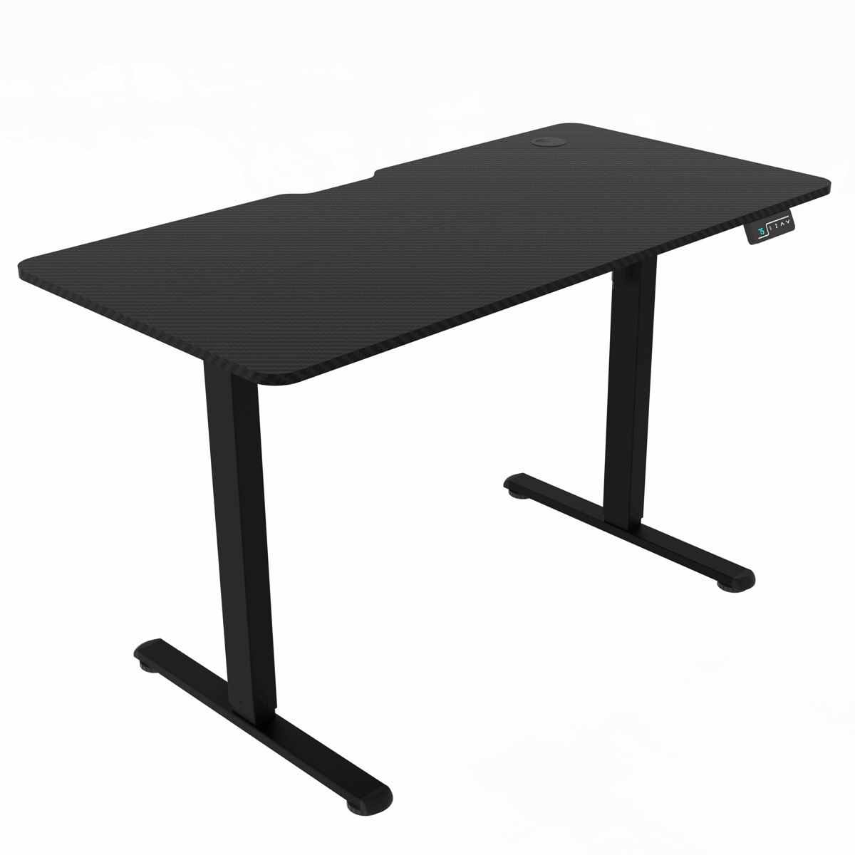 Zobrazit detail zboží: Ergonomický stůl s plynulou regulací výšky 120x60cm, melamin, carbon, LT-H2210 BK ()