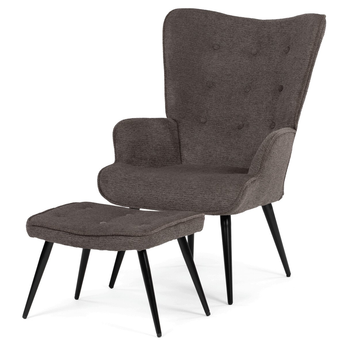 Zobrazit detail zboží: Relaxační křeslo, šedá, látka, AK-303B GREY2 (Křesla a podnožky)