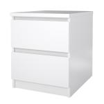 Zobrazit detail zboží: Noční stolek Simplicity 230 bílý lesk (noční stolky)