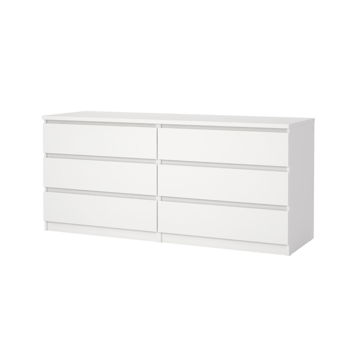 Komoda Simplicity 232 bílý lesk