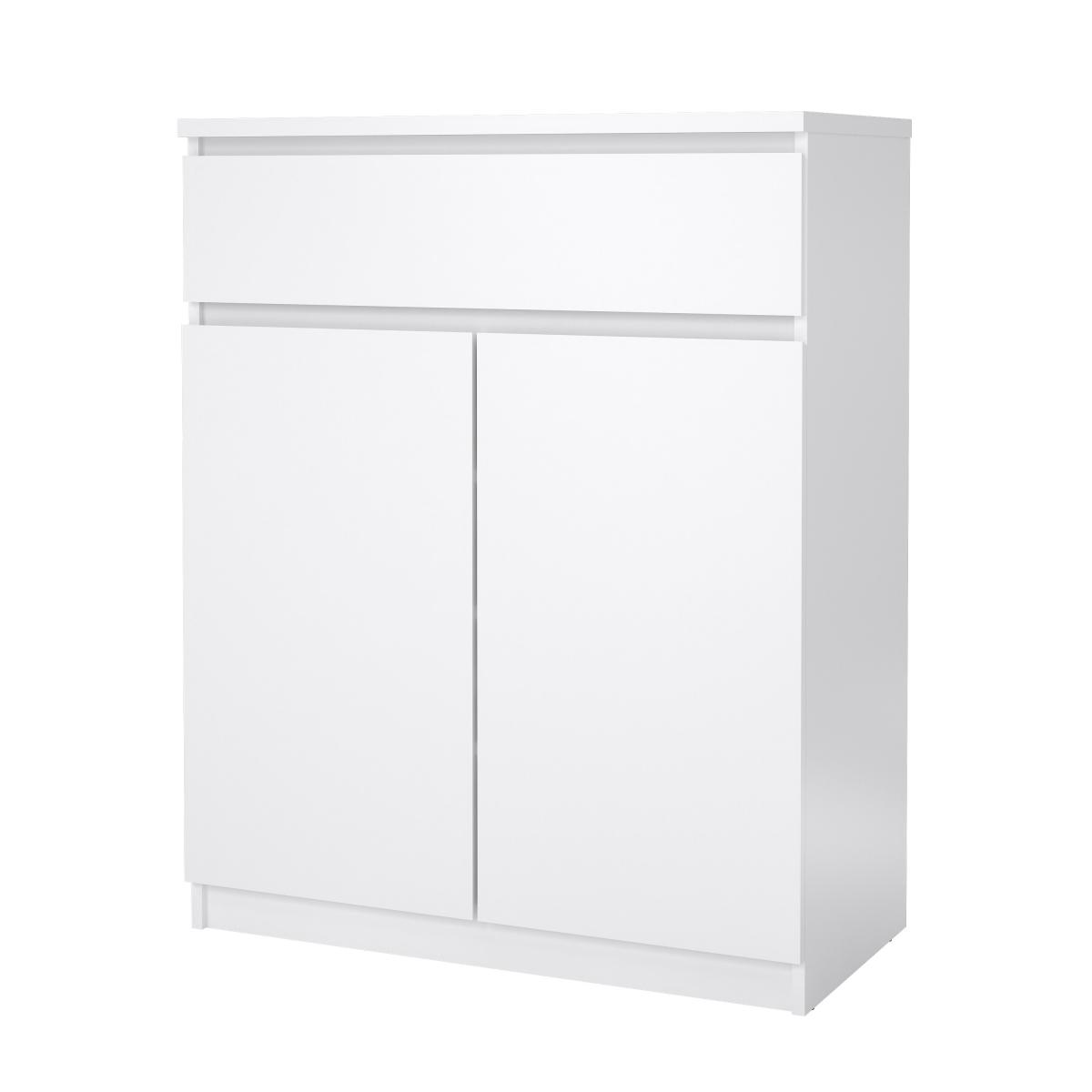 Komoda Simplicity 234 bílý lesk