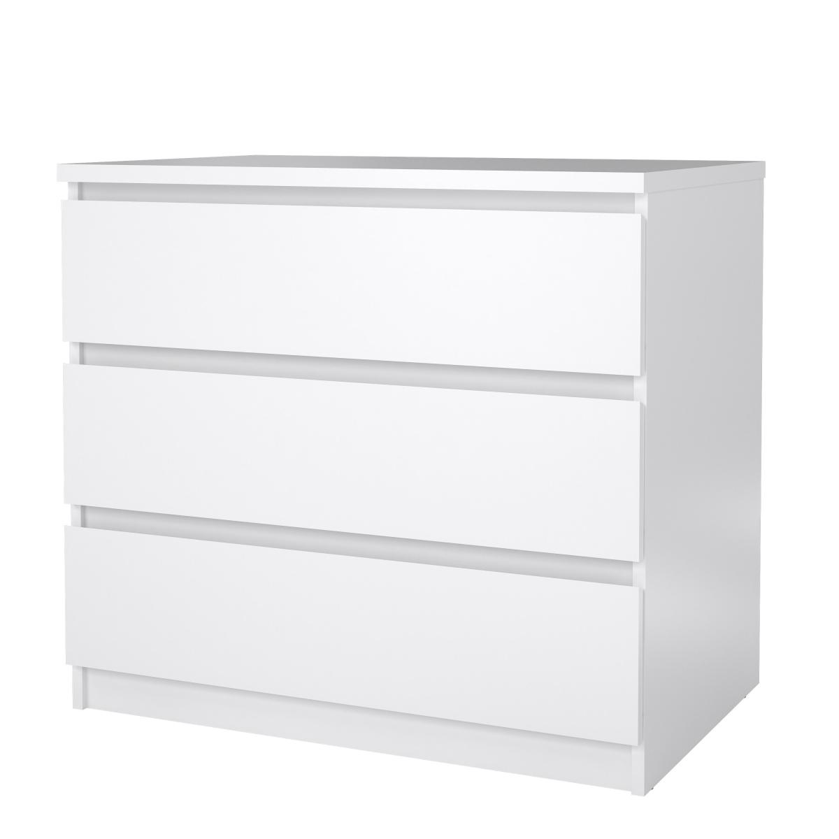 Komoda Simplicity 235 bílý lesk