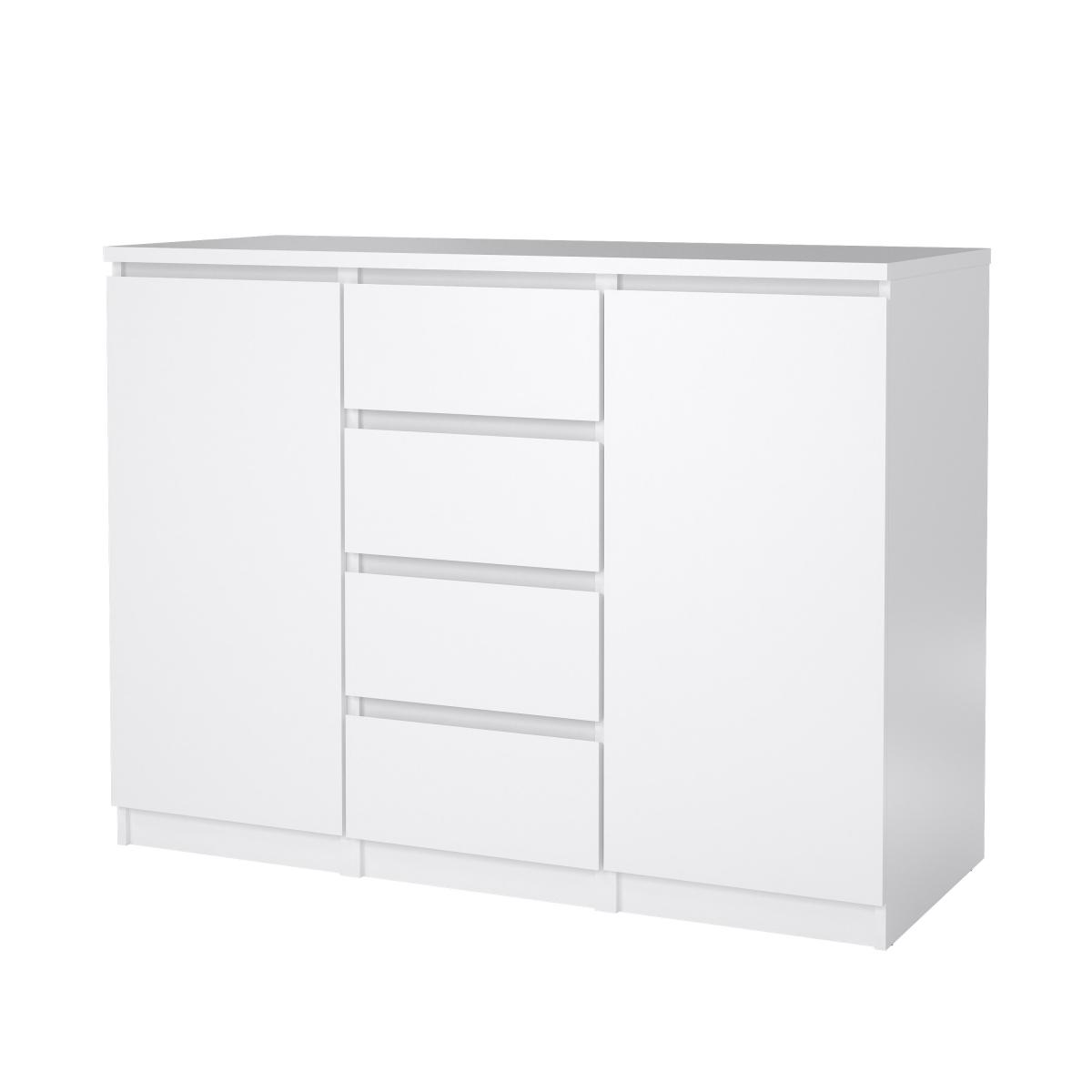Komoda Simplicity 236 bílý lesk