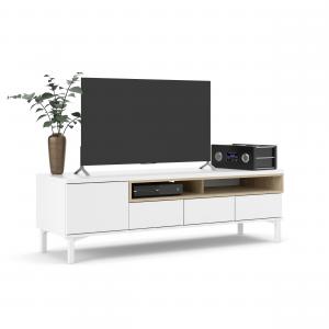 Zobrazit detail zboží: TV stolek Atrei 179 bílá/dub sonoma (bílá/dub)