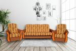 Zobrazit detail zboží: Sedací souprava Ibiza 3F+1+1  hnědá/olše (3+1+1)