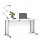 Zobrazit detail zboží: Psací stůl Office 80400/71 bílá/silver grey (Office)