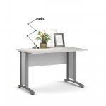 Zobrazit detail zboží: Psací stůl Office 80400/70 bílá/silver grey (Office)