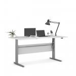 Zobrazit detail zboží: Výškově nastavitený psací stůl Office 80400/320 bílá/silver grey (Office)