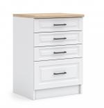 Zobrazit detail zboží: Kuchyňská skříňka Irma SZ40-4SZ bílá MAT (spodní skříňky)