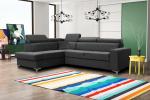 Zobrazit detail zboží: Sedací souprava Silk L šedá (levé)