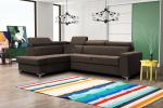 Zobrazit detail zboží: Sedací souprava Silk L hnědá (levé)
