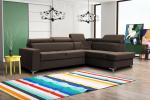 Zobrazit detail zboží: Sedací souprava Silk P hnědá (pravé)