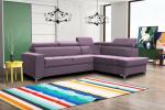 Zobrazit detail zboží: Sedací souprava Silk P fialová (pravé)