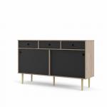 Zobrazit detail zboží: Komoda Ruby 2d3s hickory/černá (Ruby)