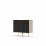 Zobrazit detail zboží: Komoda Ruby 2d2s hickory/černá (Ruby)
