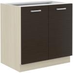 Zobrazit detail zboží: Kuchyňská skříňka Christo 80ZL-2F-BB dub ferrara/legno tmavé (Christo)