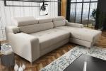 Zobrazit detail zboží: Sedací souprava Darina Premium P bílá káva (pravé)