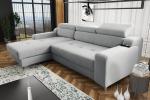 Zobrazit detail zboží: Sedací souprava Darina Premium L světle šedá (levé)