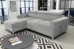 Zobrazit detail zboží: Sedací souprava Mildred Premium L šedá (levé)